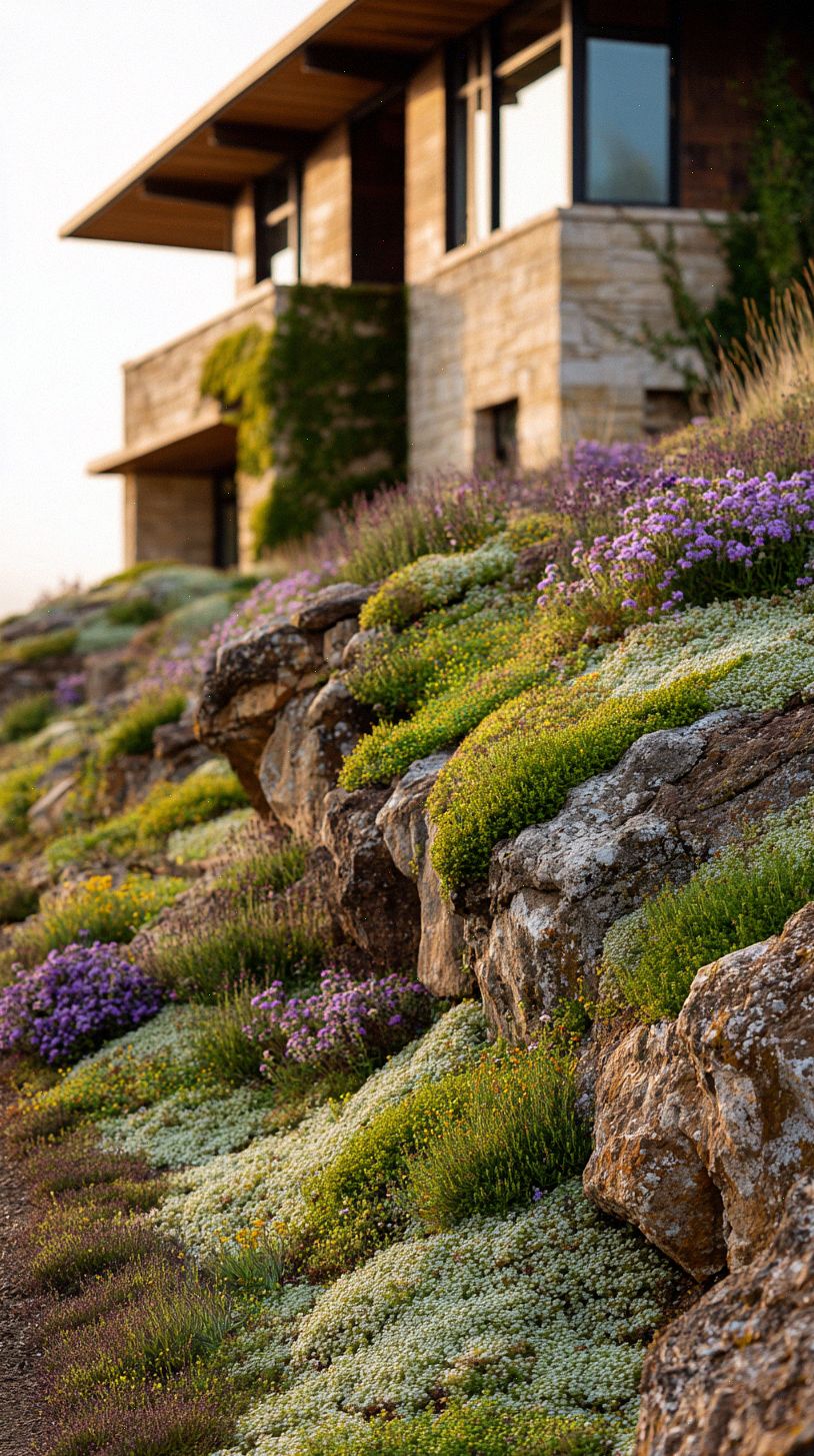 a-contemporary-home-with-a-lush-green-roof-covered-in-varied