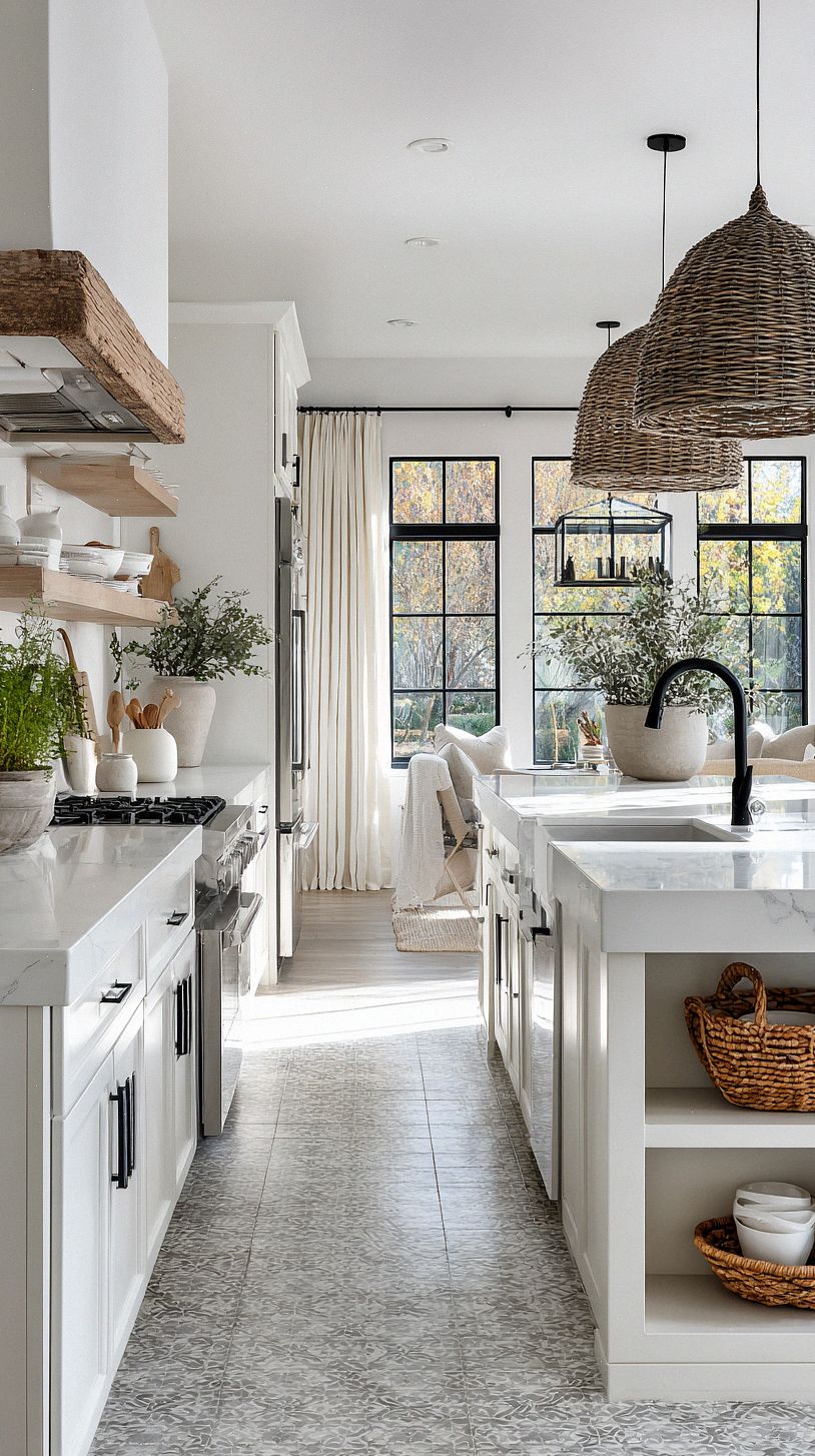 bright-airy-modern-french-country-kitchen-with-white-shaker-