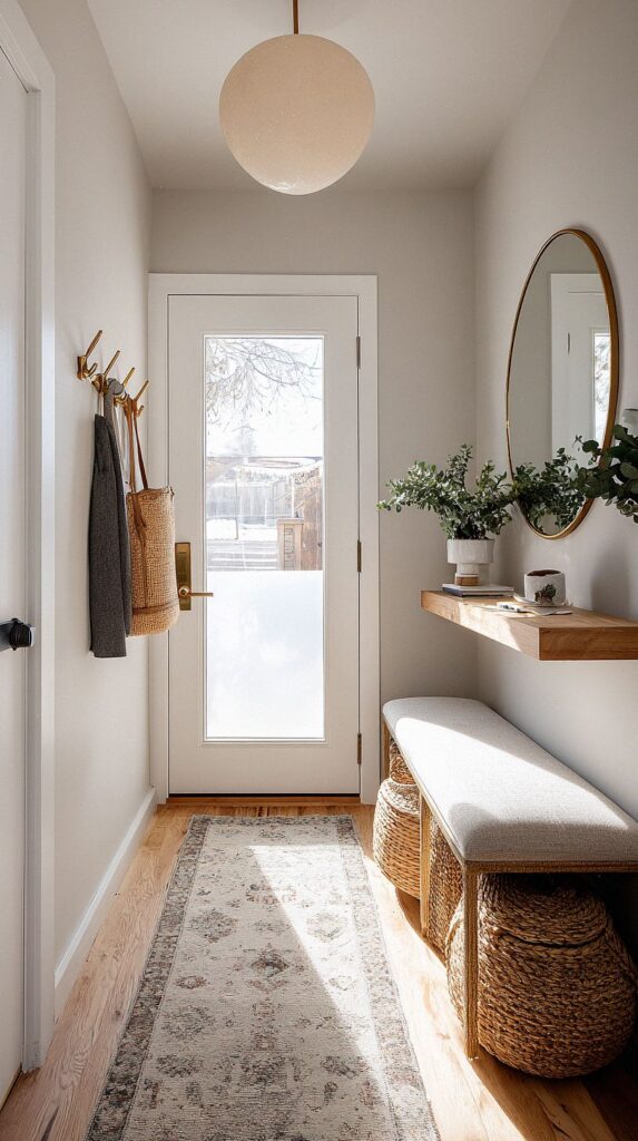 How to Transform a Narrow Entryway into a Warm and Functional Welcome ...