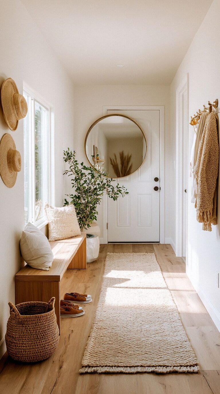 How to Transform a Narrow Entryway into a Warm and Functional Welcome ...