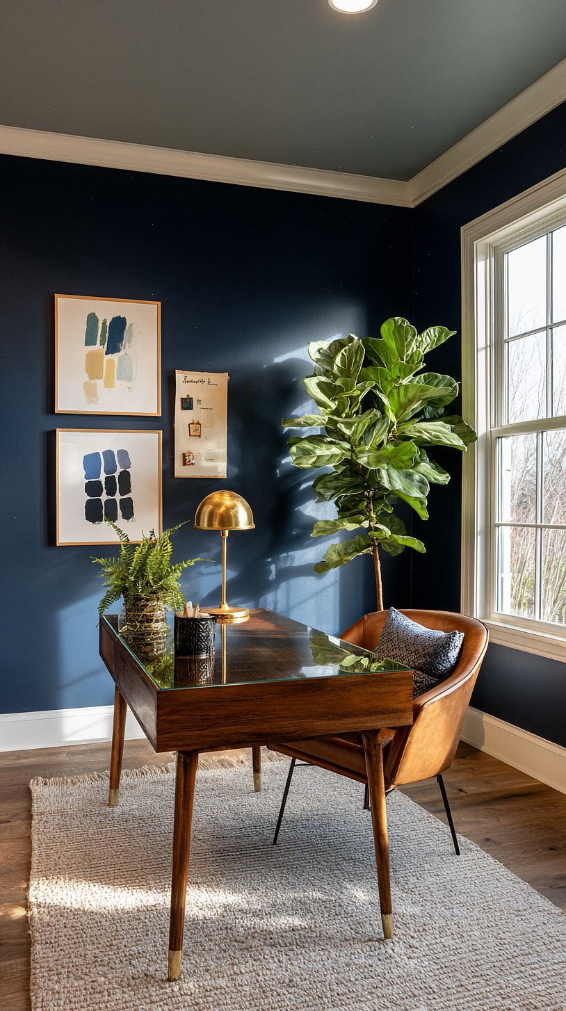 photorealistic-moody-home-office-with-deep-navy-feature-wall