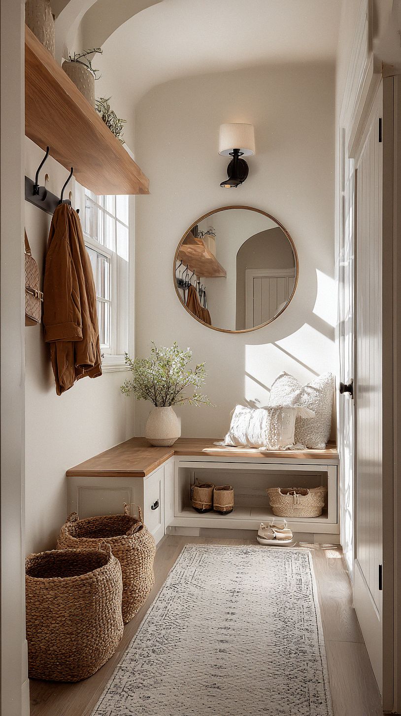 a-cozy-narrow-entryway-with-a-slim-wooden-console-8-12-deep-