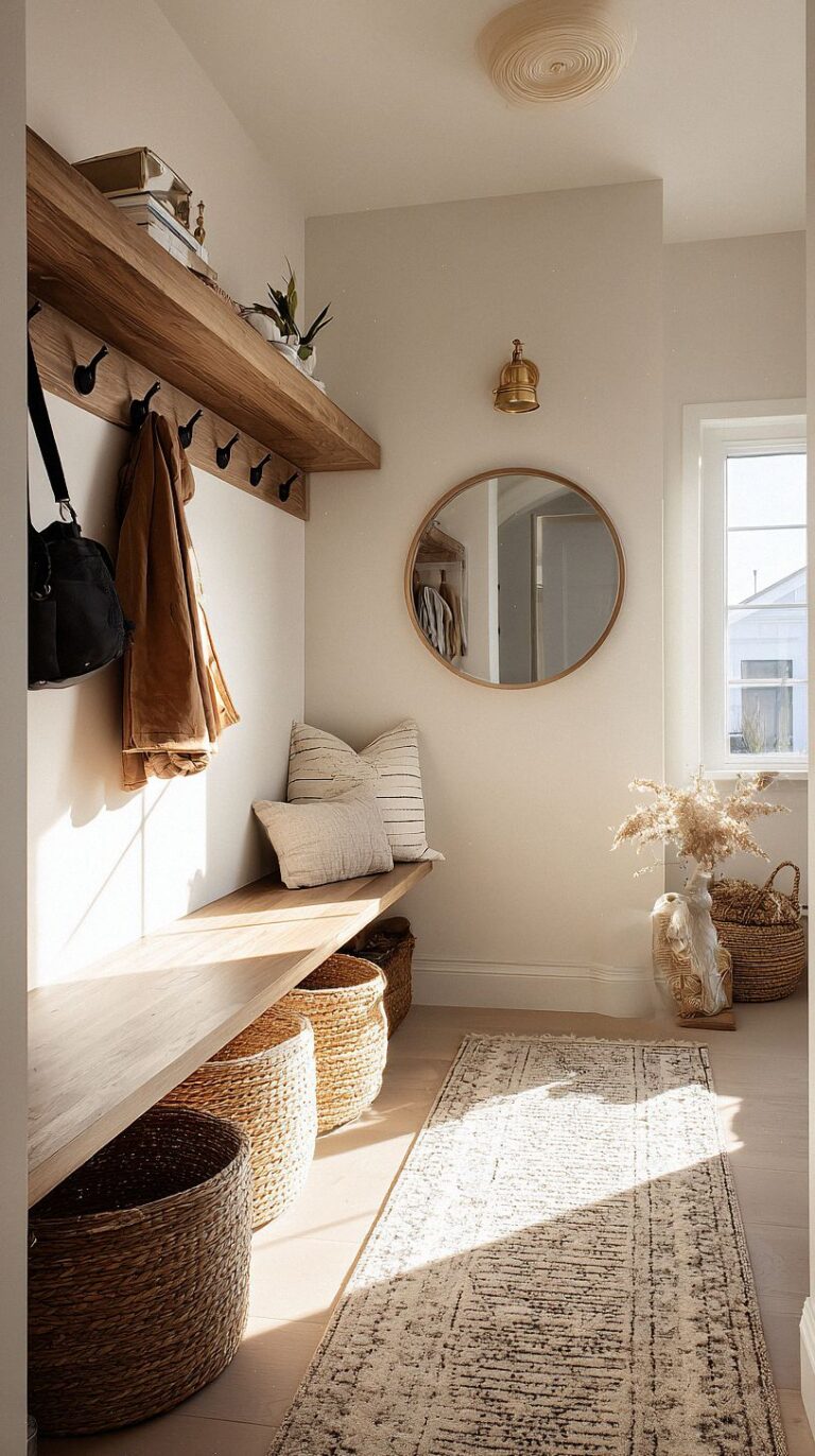 How to Transform a Narrow Entryway into a Warm and Functional Welcome ...