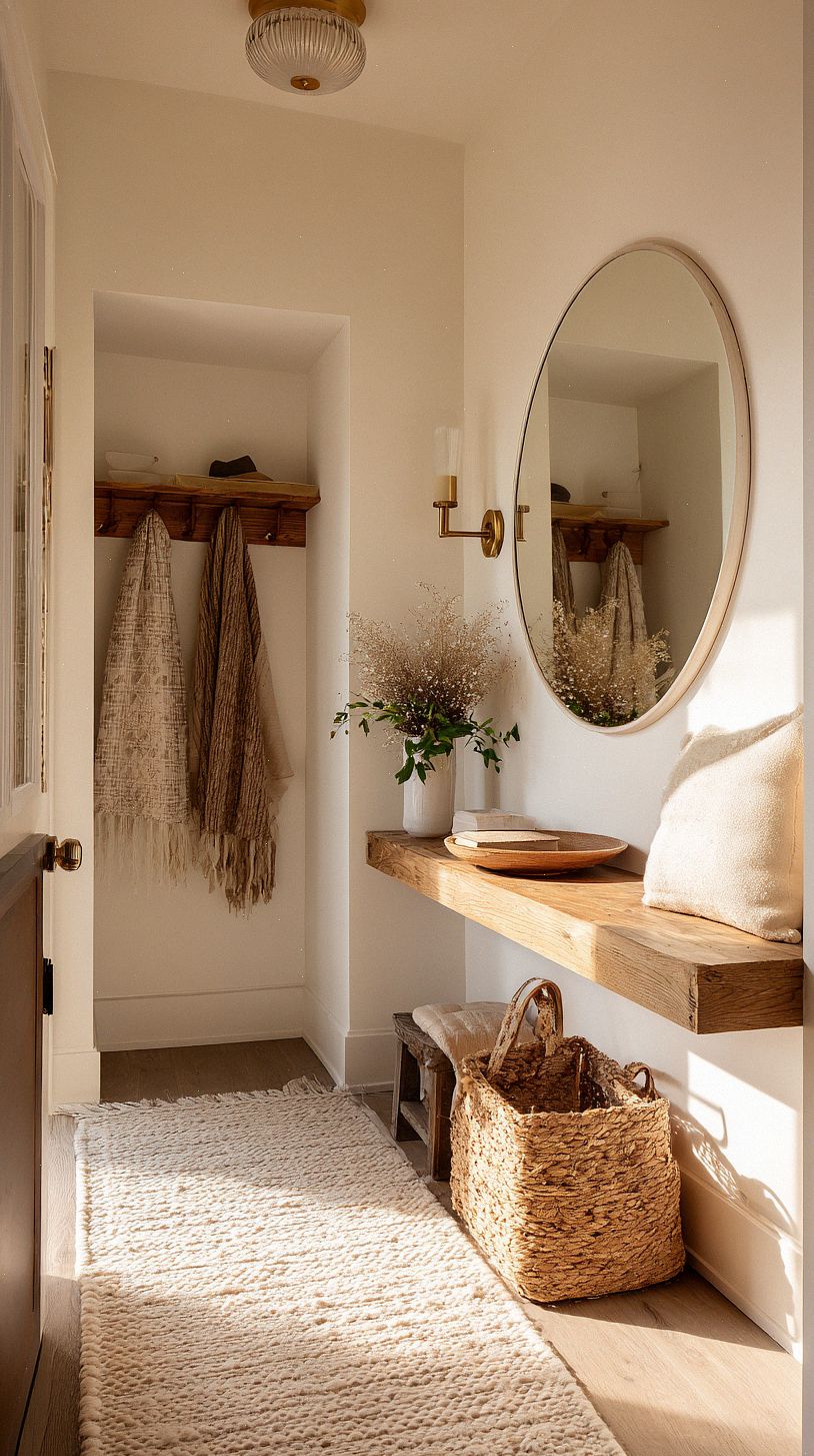 a-narrow-cozy-entryway-photographed-at-eye-level-warm-evenin