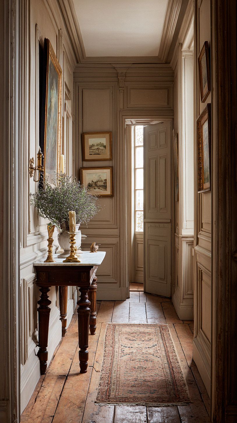 a-narrow-elegant-french-hallway-with-tall-paneled-walls-in-a