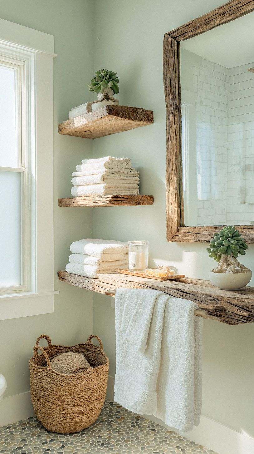 airy-coastal-bathroom-with-weathered-driftwood-mirror-and-re