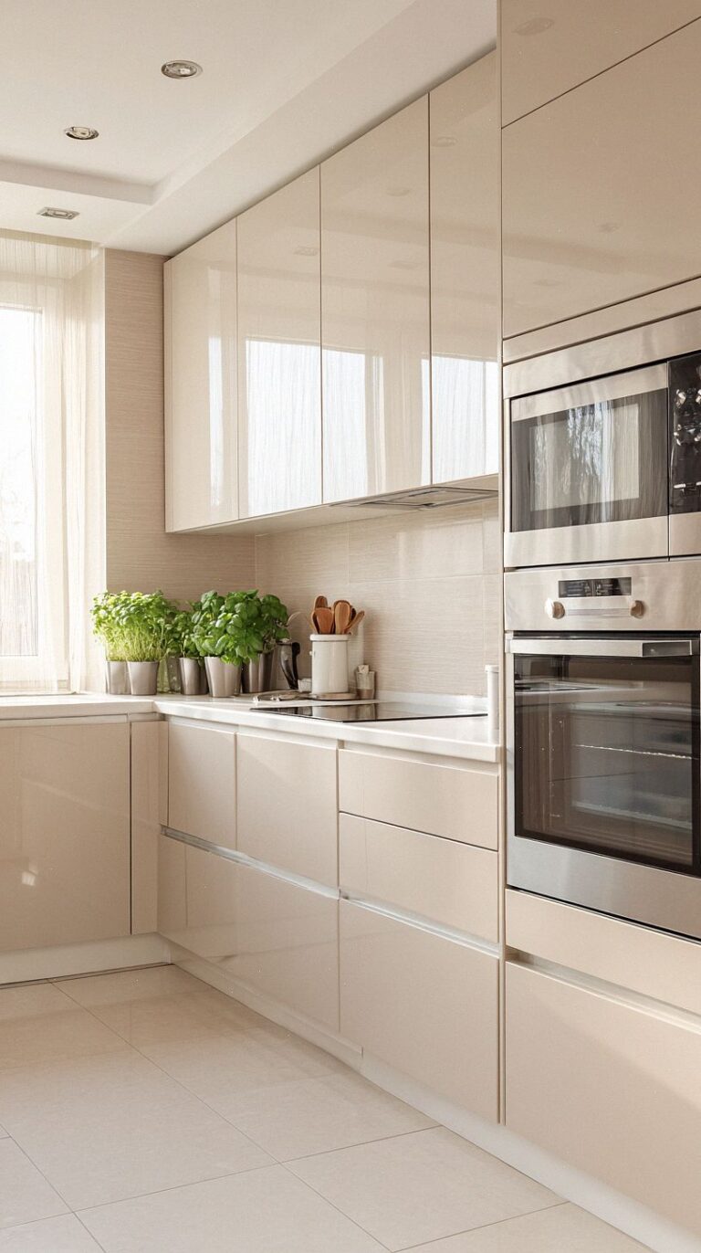 20 Stylish Beige Kitchen Cabinets Ideas for a Warm, Modern Home ...