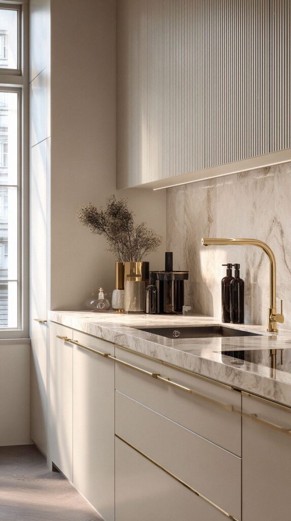 20 Stylish Beige Kitchen Cabinets Ideas for a Warm, Modern Home ...