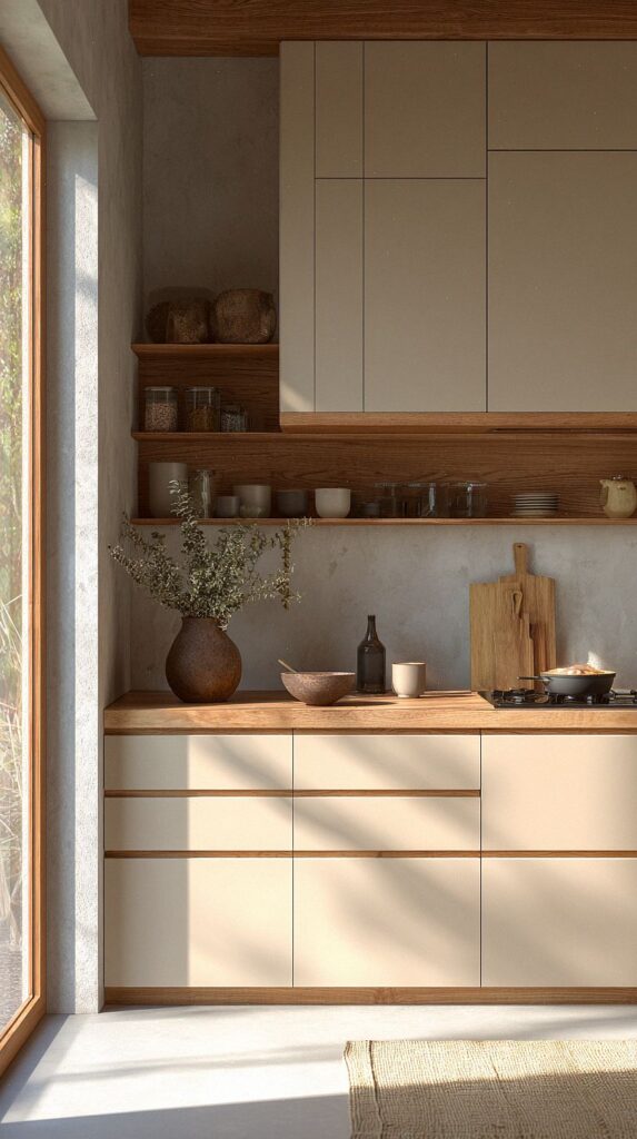 20 Stylish Beige Kitchen Cabinets Ideas for a Warm, Modern Home ...