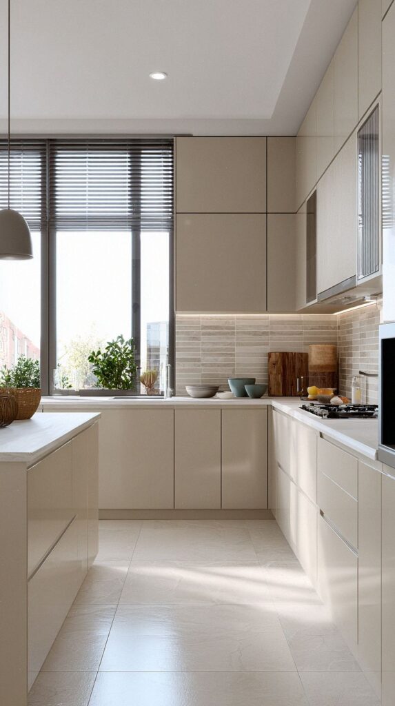 20 Stylish Beige Kitchen Cabinets Ideas for a Warm, Modern Home ...
