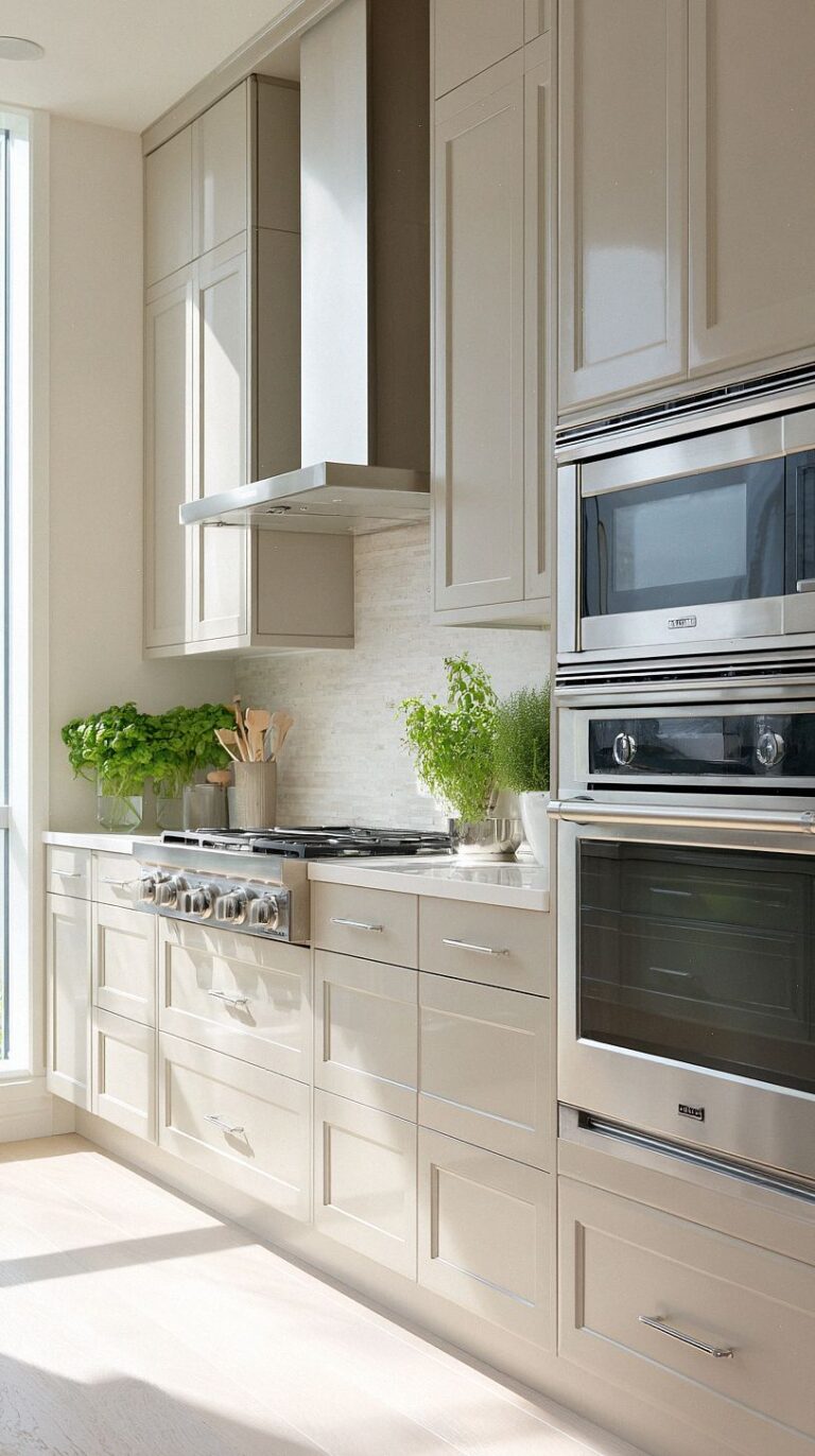 20 Stylish Beige Kitchen Cabinets Ideas for a Warm, Modern Home ...