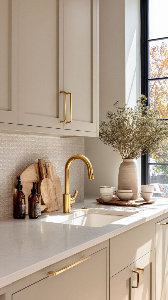 20 Stylish Beige Kitchen Cabinets Ideas for a Warm, Modern Home ...