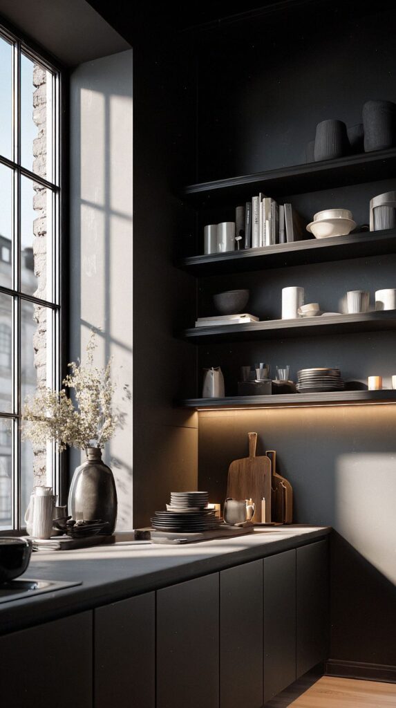 20 Sleek Black Kitchen Ideas for a Bold Modern Style – HomePureDecor