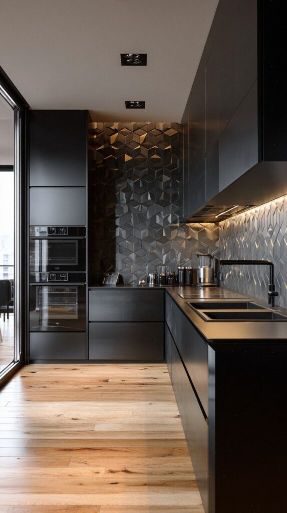 20 Sleek Black Kitchen Ideas for a Bold Modern Style – HomePureDecor