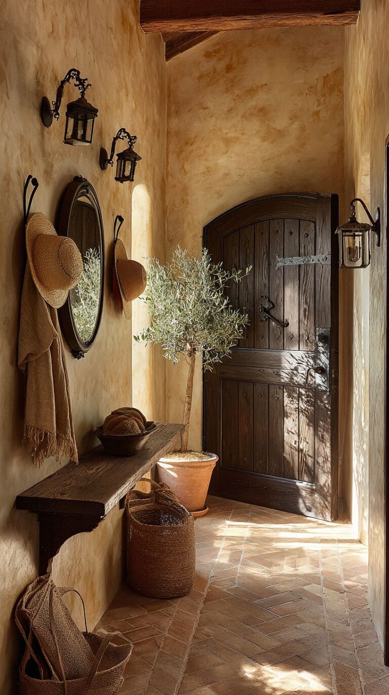 How to Create a Charming Mediterranean Hallway for a Warm, Welcoming ...