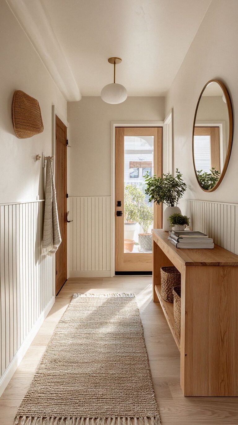 How to Transform a Narrow Entryway into a Warm and Functional Welcome ...