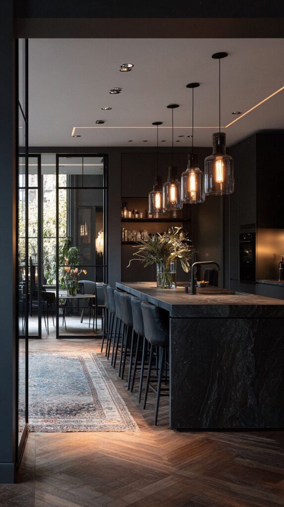 20 Stunning Dark Kitchen Ideas for Modern Dramatic Homes – HomePureDecor