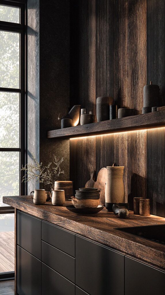 20 Stunning Dark Kitchen Ideas for Modern Dramatic Homes – HomePureDecor