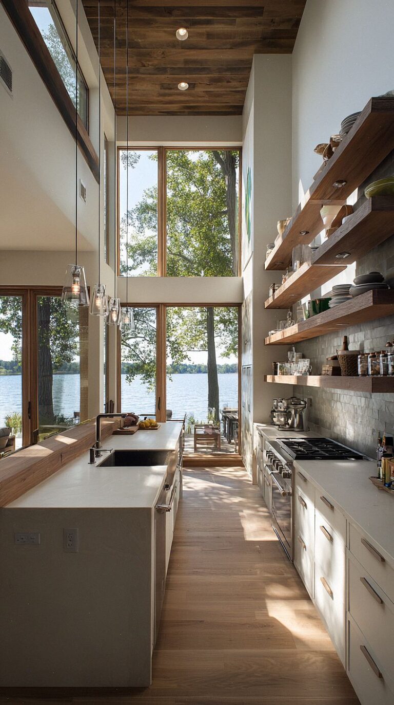20 Lake House Kitchen Designs for Airy Waterfront Homes – HomePureDecor