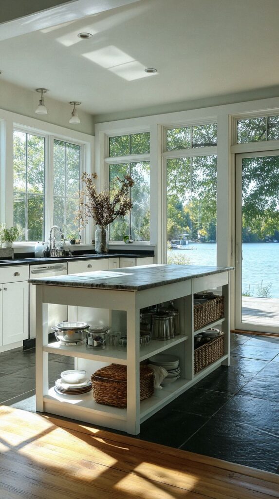20 Lake House Kitchen Designs for Airy Waterfront Homes – HomePureDecor