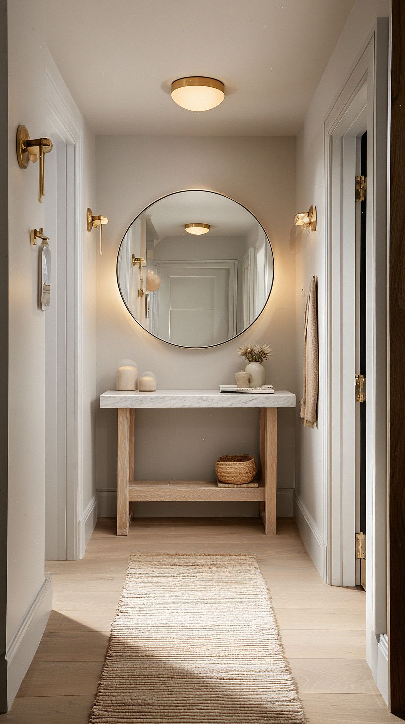 narrow-entryway-with-pale-warm-gray-walls-and-light-oak-floo