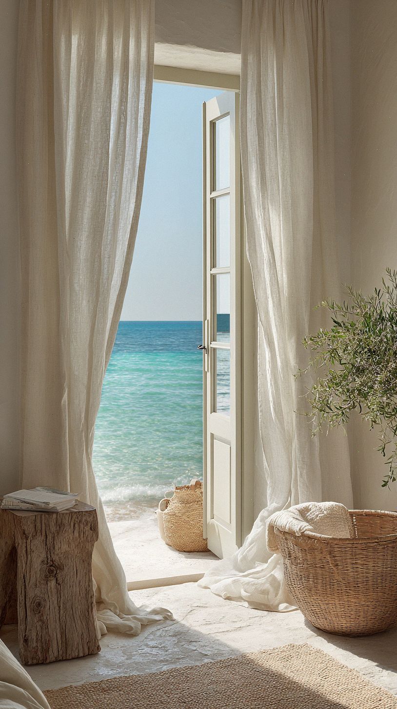 sunlit-coastal-bathroom-with-floor-to-ceiling-natural-linen-