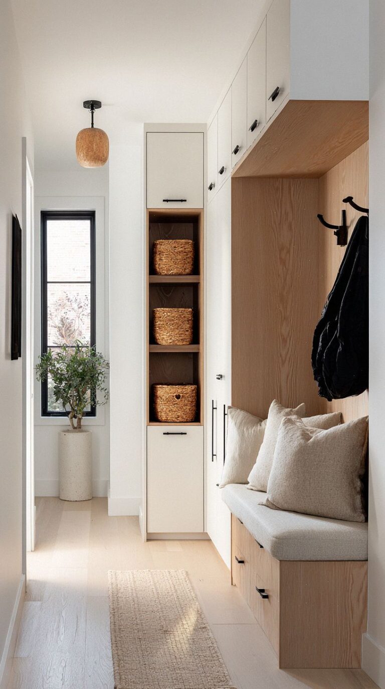 How to Transform a Narrow Entryway into a Warm and Functional Welcome ...